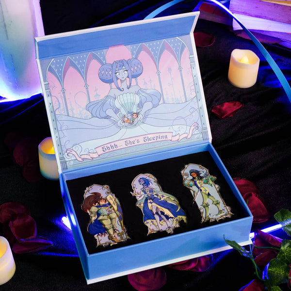Dreaming Court Pin Set - Knights of Guinevere - TheMysteryShack