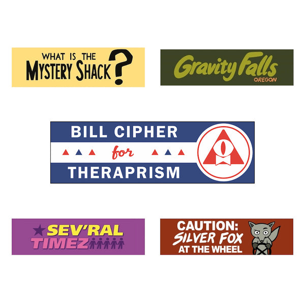 Bumper Stickers - Gravity Falls - TheMysteryShack