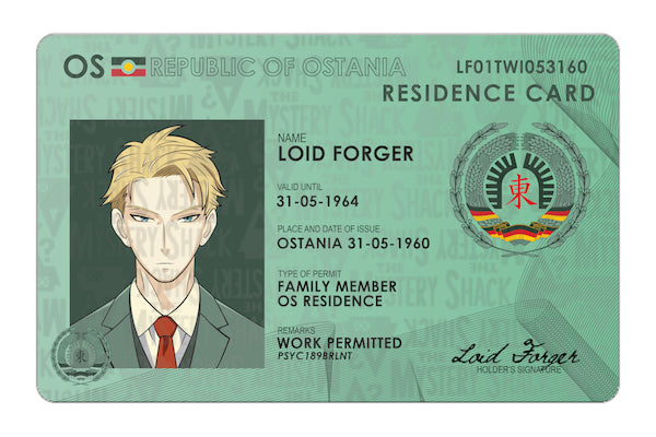 ID Cards - Spy x Family - TheMysteryShack