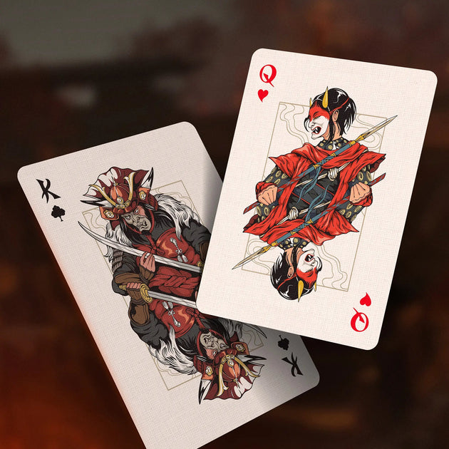 ghost of yotei mtg card Playing Cards - Ghost of Yotei