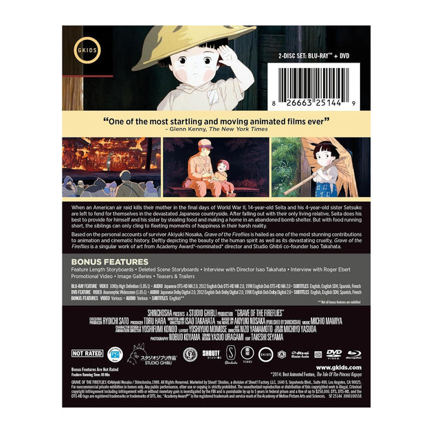 Grave of the Fireflies - SteelBook - Blu-ray + DVD