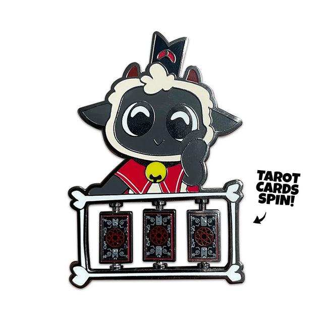 Tarot Lamb Turner Pin - Cult of the Lamb