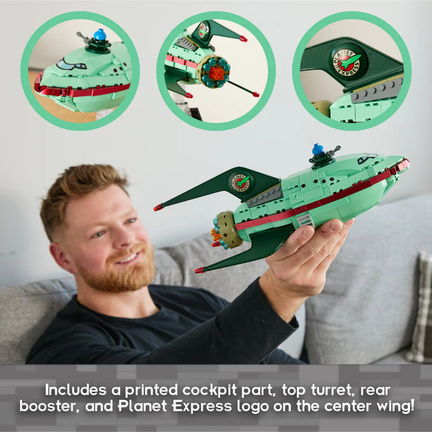 Planet Express Ship - 382-Piece Building Set