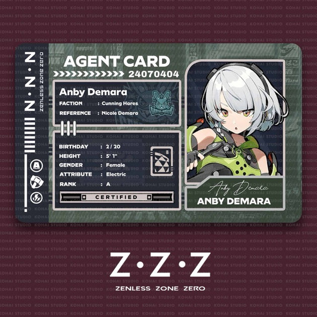 Zenless Zone Zero Agent Card