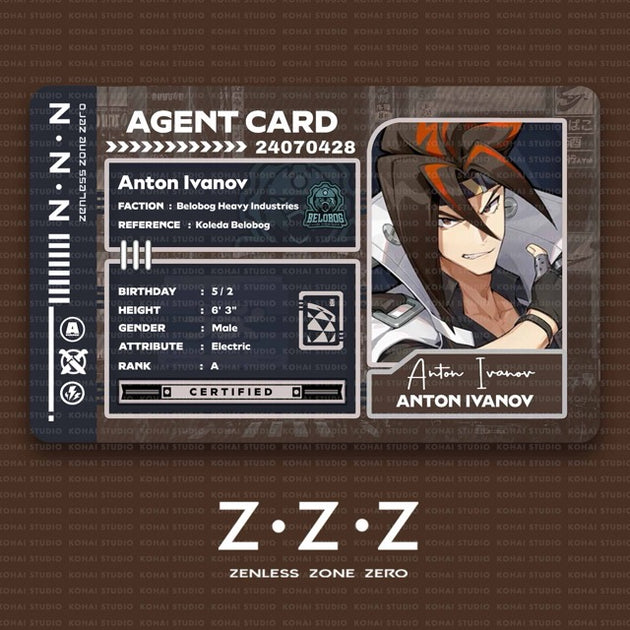 Zenless Zone Zero Agent Card