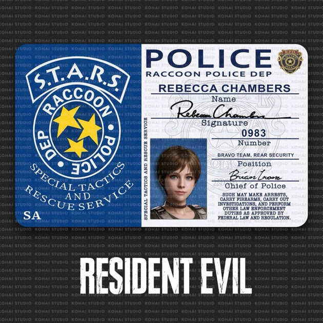 Resident Evil Agency Cards