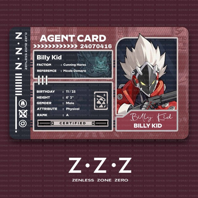 Zenless Zone Zero Agent Card