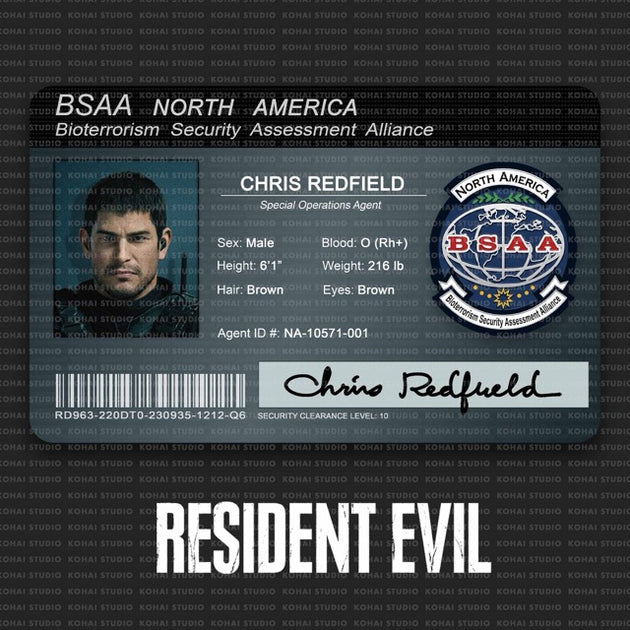 Resident Evil Agency Cards