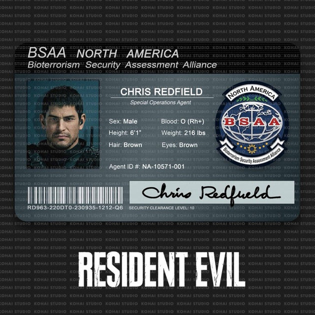 Resident Evil Agency Cards