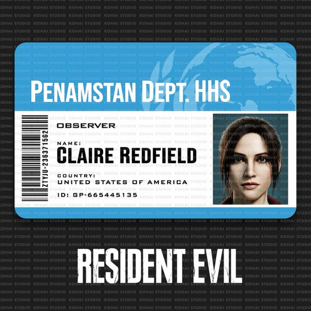 Resident Evil Agency Cards