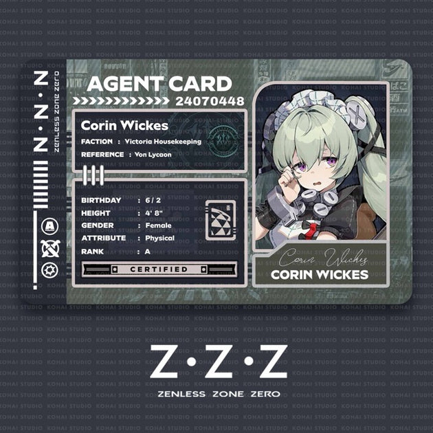 Zenless Zone Zero Agent Card
