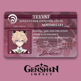 Genshin Impact Adventurer Card
