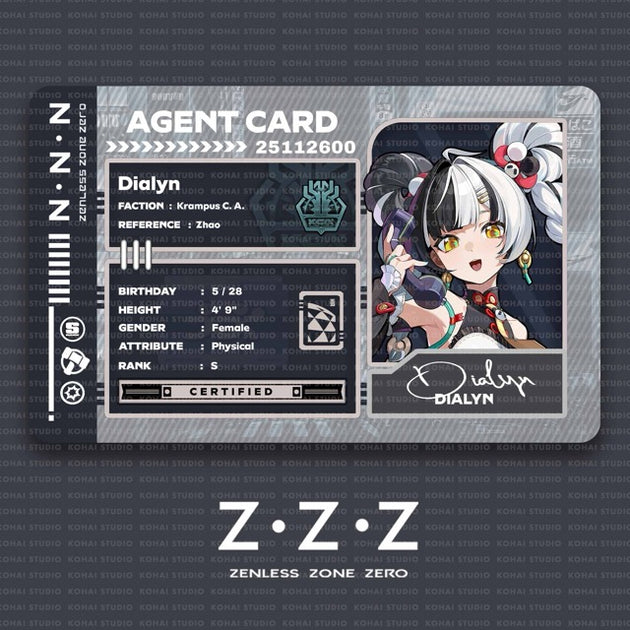 Zenless Zone Zero Agent Card