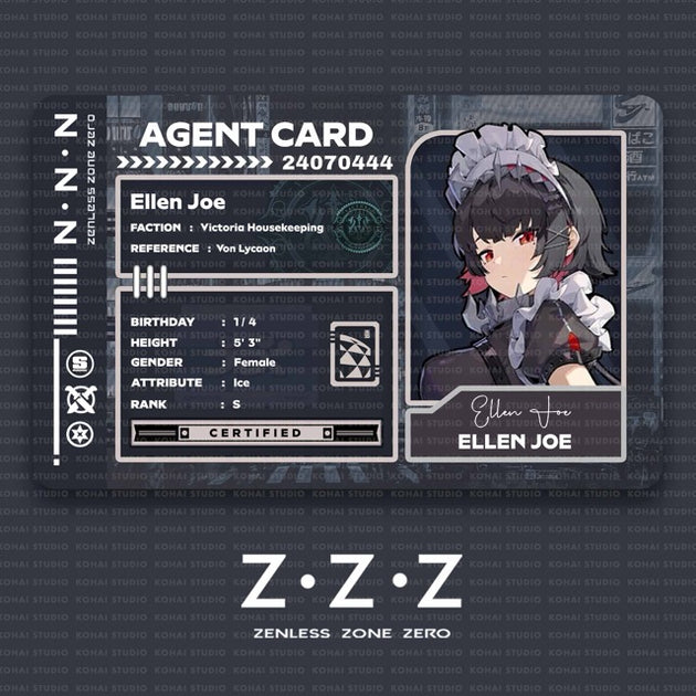 Zenless Zone Zero Agent Card
