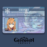 Genshin Impact Adventurer Card