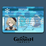 Genshin Impact Adventurer Card