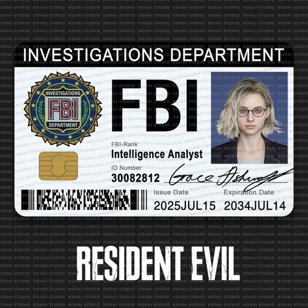 Resident Evil Agency Cards