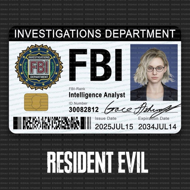 Resident Evil Agency Cards