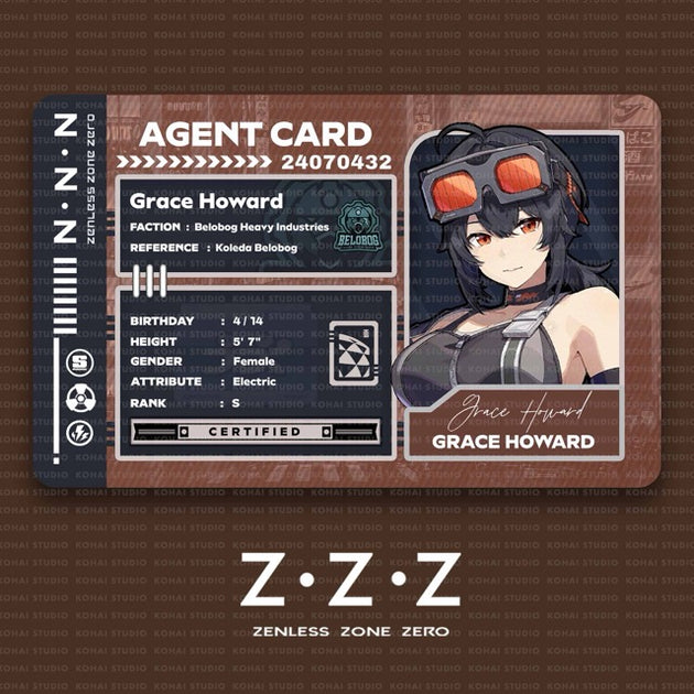 Zenless Zone Zero Agent Card