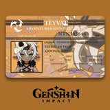 Genshin Impact Adventurer Card