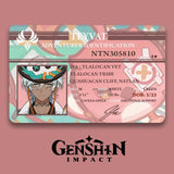 Genshin Impact Adventurer Card