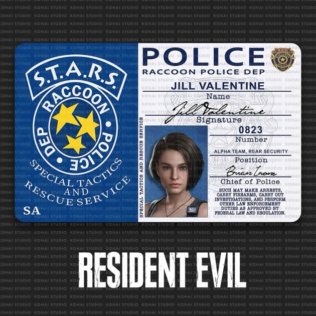 Resident Evil Agency Cards