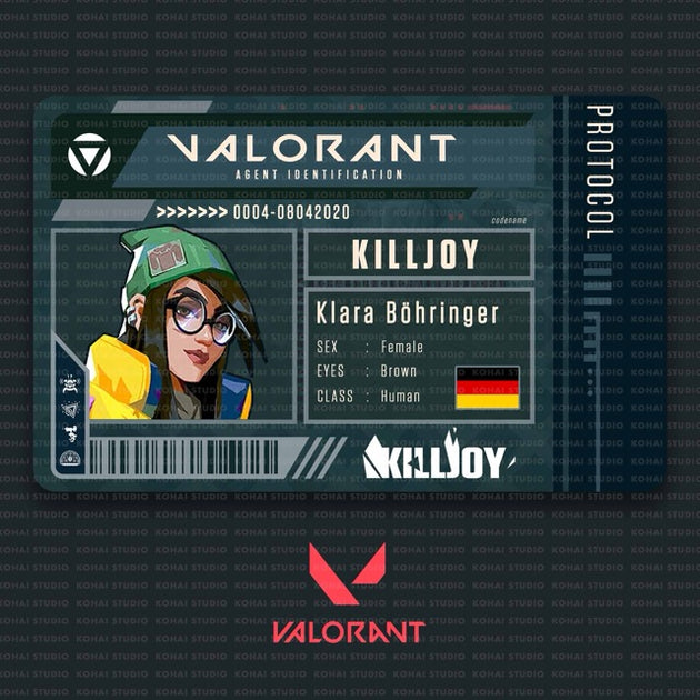 Valorant Agent ID Cards