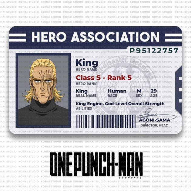 One-Punch Man Hero License