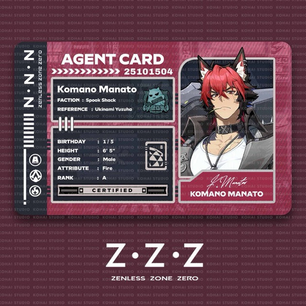 Zenless Zone Zero Agent Card