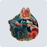 Lackadaisy Jumbo Enamel Pins