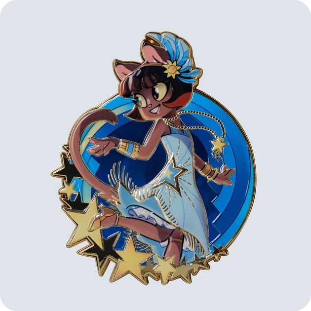 Lackadaisy Jumbo Enamel Pins