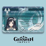 Genshin Impact Adventurer Card