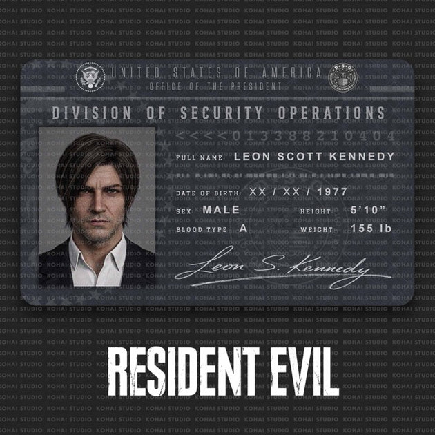 Resident Evil Agency Cards