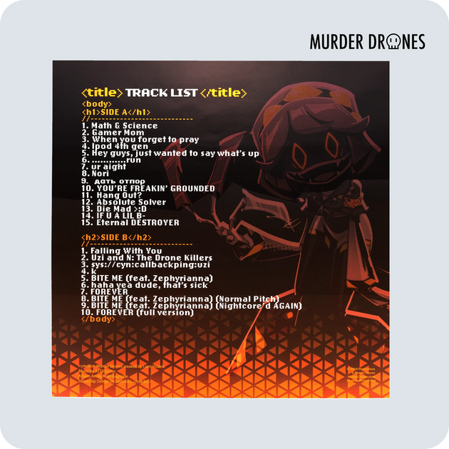 Murder Drones Vinyl Soundtracks