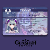 Genshin Impact Adventurer Card