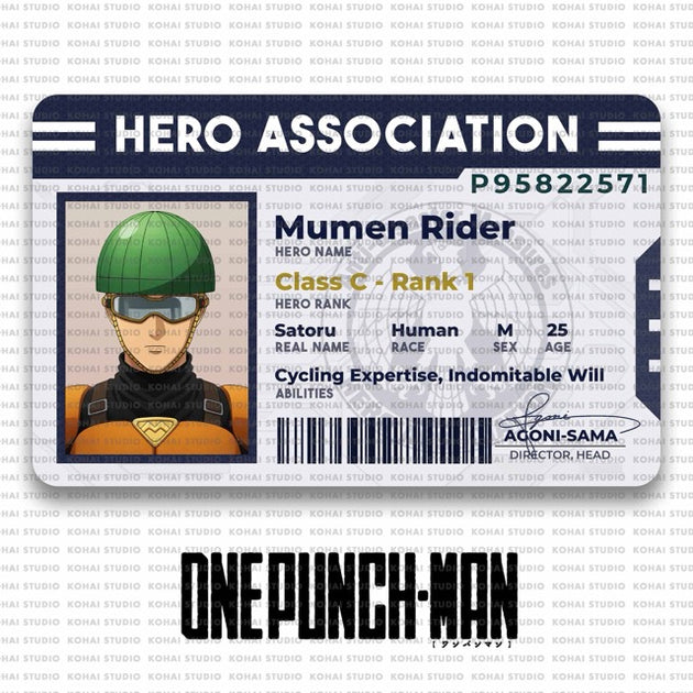 One-Punch Man Hero License
