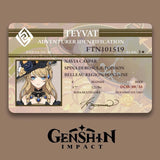 Genshin Impact Adventurer Card