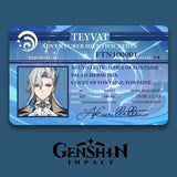 Genshin Impact Adventurer Card