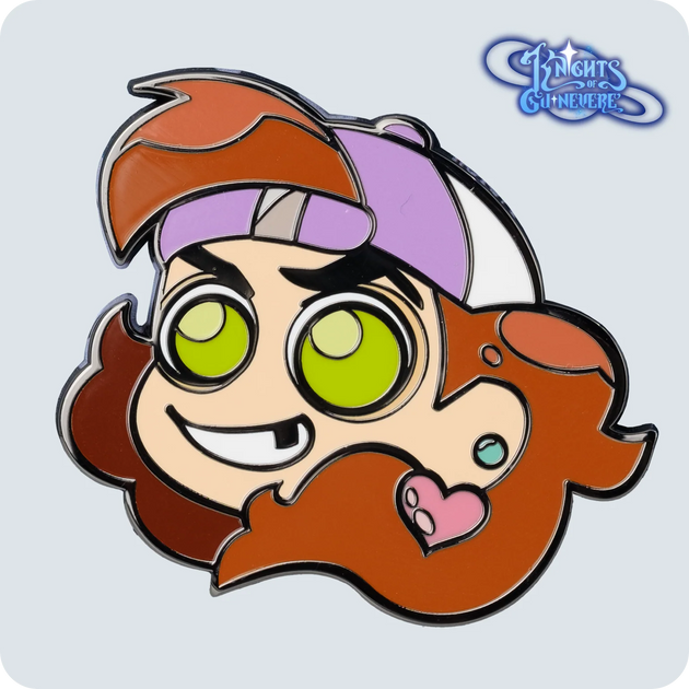 Knights of Guinevere Face Enamel Pins
