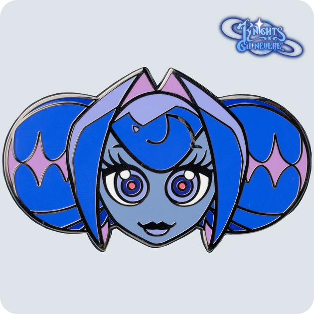 Knights of Guinevere Face Enamel Pins