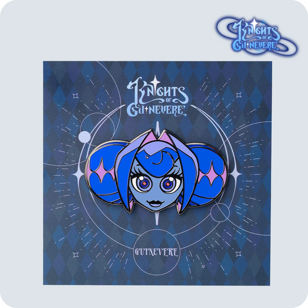 Knights of Guinevere Face Enamel Pins