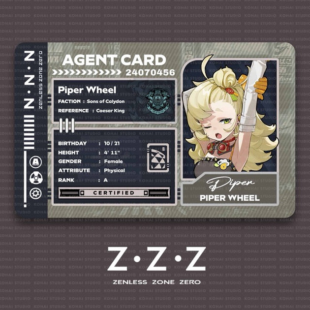 Zenless Zone Zero Agent Card