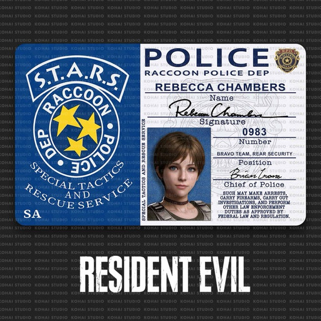 Resident Evil Agency Cards