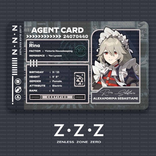 Zenless Zone Zero Agent Card