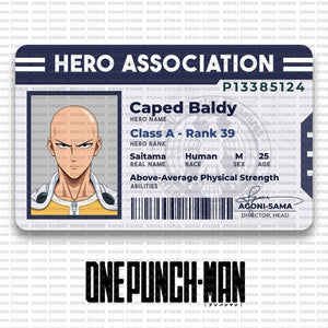 One-Punch Man Hero License