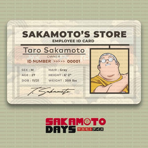 Sakamoto's Store Employee ID Card