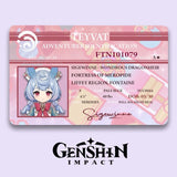 Genshin Impact Adventurer Card