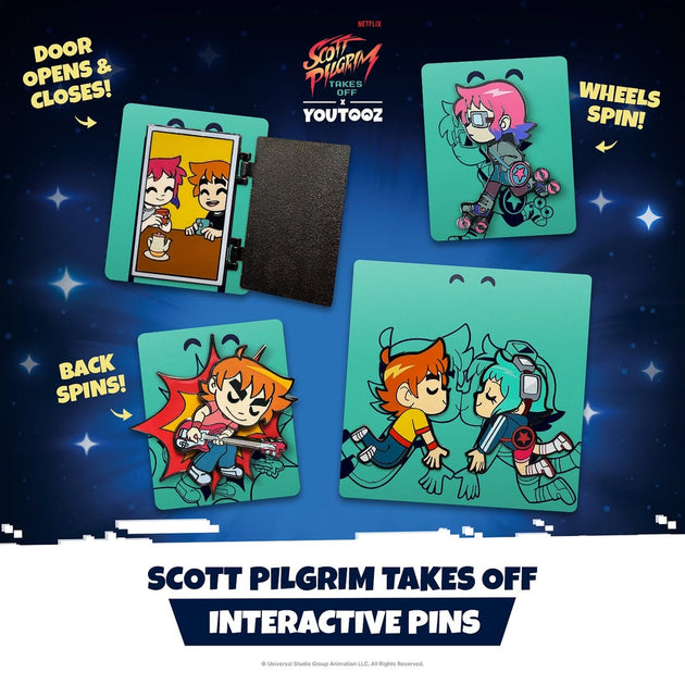 Scott Pilgrim Enamel Pins