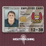 Mouthwashing Pony Express Employee Card