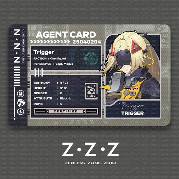 Zenless Zone Zero Agent Card